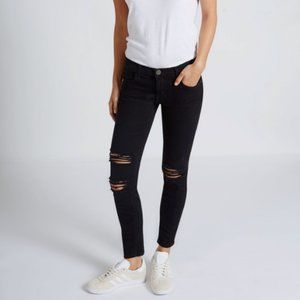 Current/Elliott The Stiletto in Jet Black Destroy